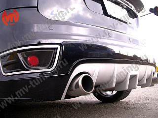 Диффузор "Sport" заднего бампера ST Ford Focus 2 (2004-2008)