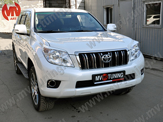 Реснички на фары в стиле JAOS Land Cruser LC Prado 150 (2009-2014) + УСТАНОВОЧНЫЙ КОМПЛЕКТ