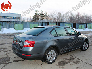 Козырек на  заднее стекло Skoda Octavia III A7 (2013 - 2023) + УСТАНОВОЧНЫЙ КОМПЛЕКТ