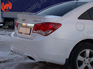 Спойлер лип Chevrolet Cruze (2008-2014) + УСТАНОВОЧНЫЙ КОМПЛЕКТ