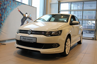 Юбка переднего бампера Volkswagen Polo Sedan (2010-2015)