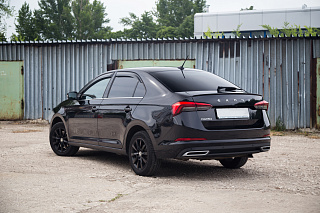 Спойлер лип Skoda Rapid II Gen (2020 - по настоящее время) + УСТАНОВОЧНЫЙ КОМПЛЕКТ